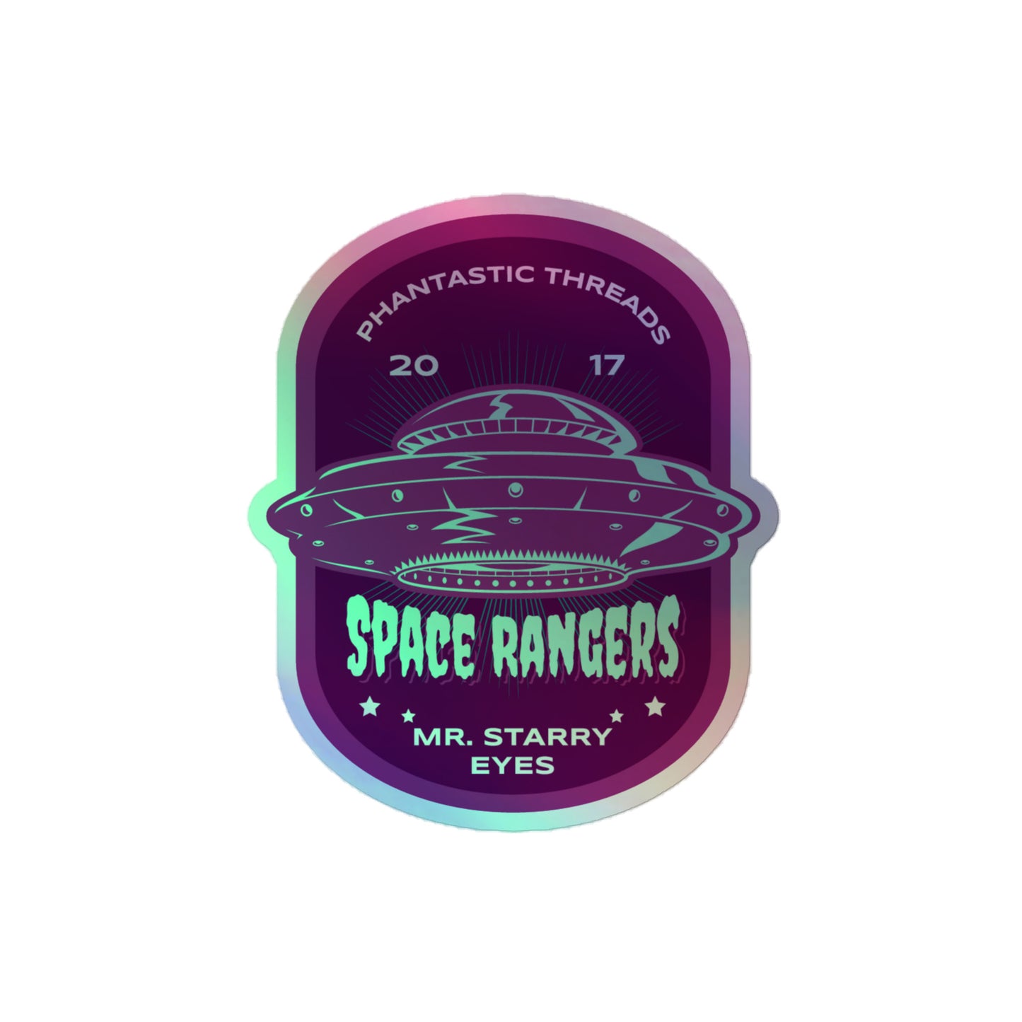 Holographic Pink UFO