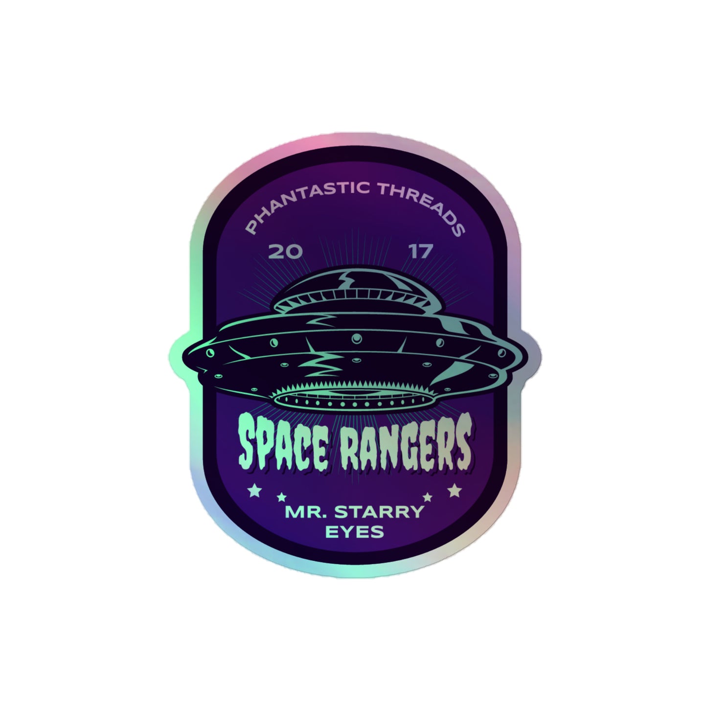 Holographic Purple UFO