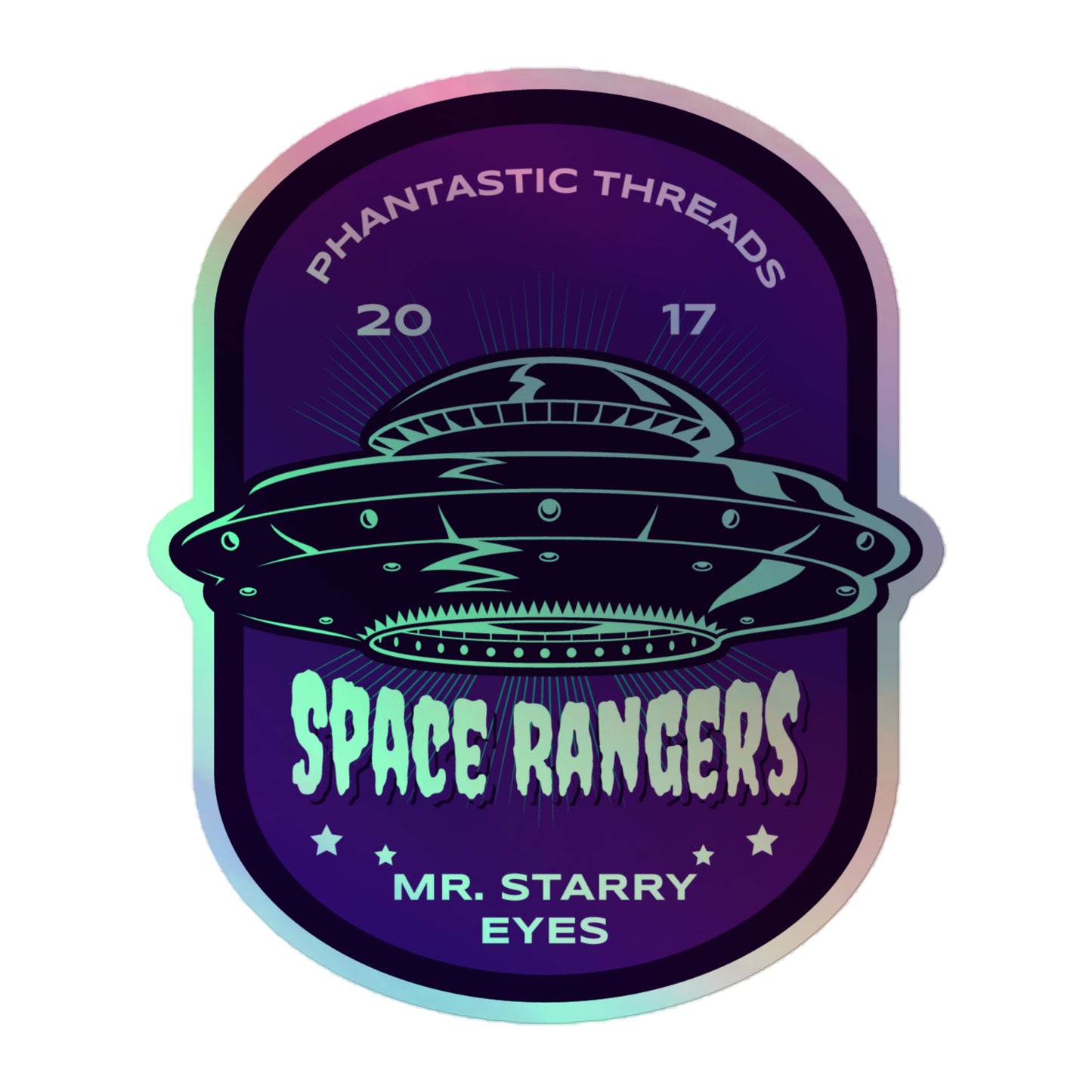 Holographic Purple UFO