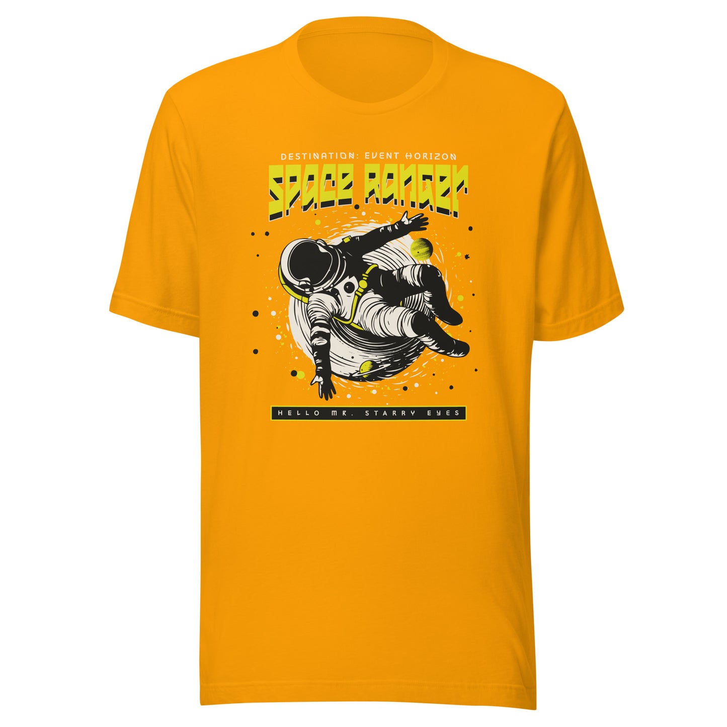 Yellow Space Ranger Short Sleeve Shirt