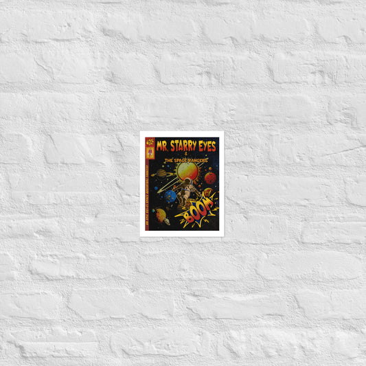 Space Rangers Comic Cover Paper Poster