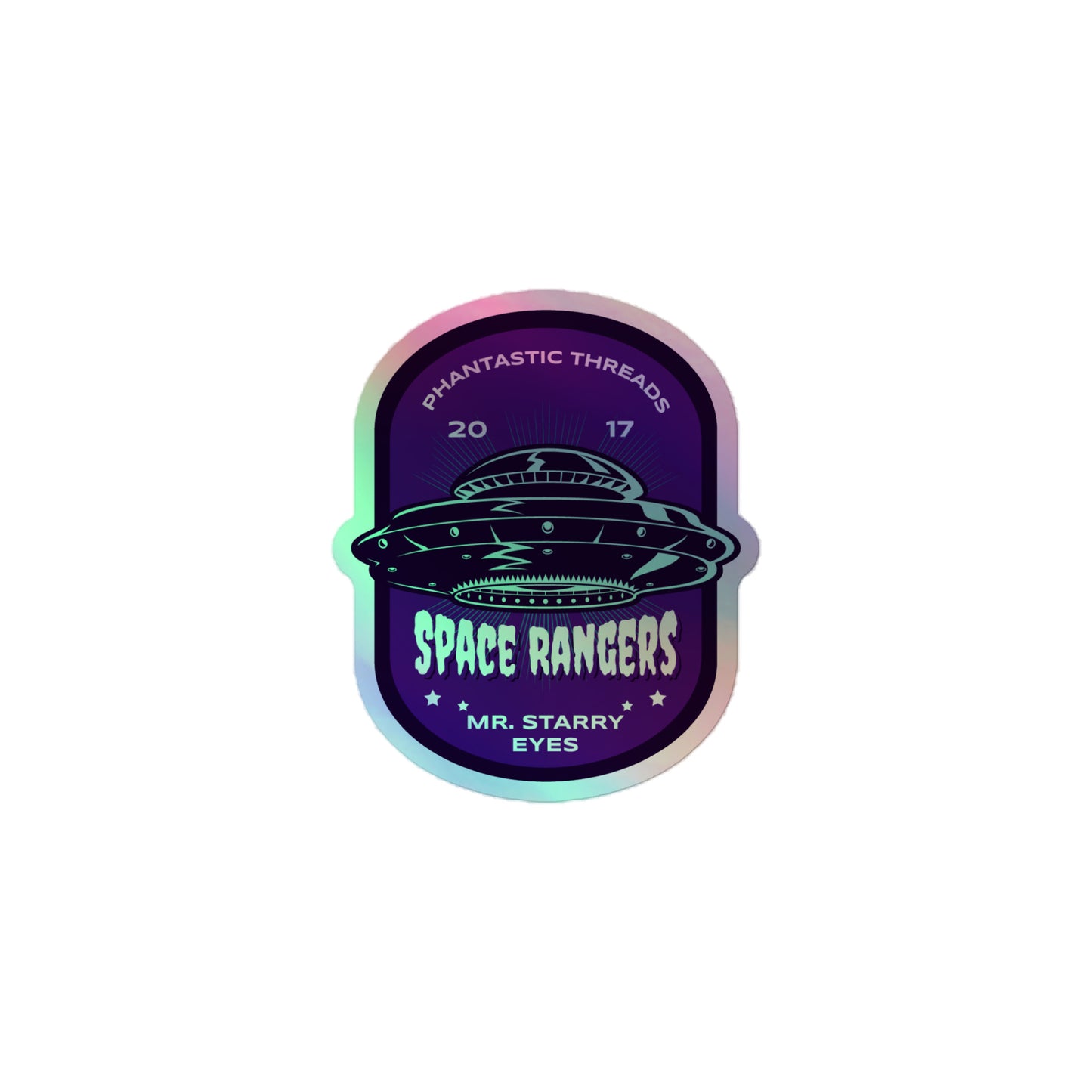 Holographic Purple UFO