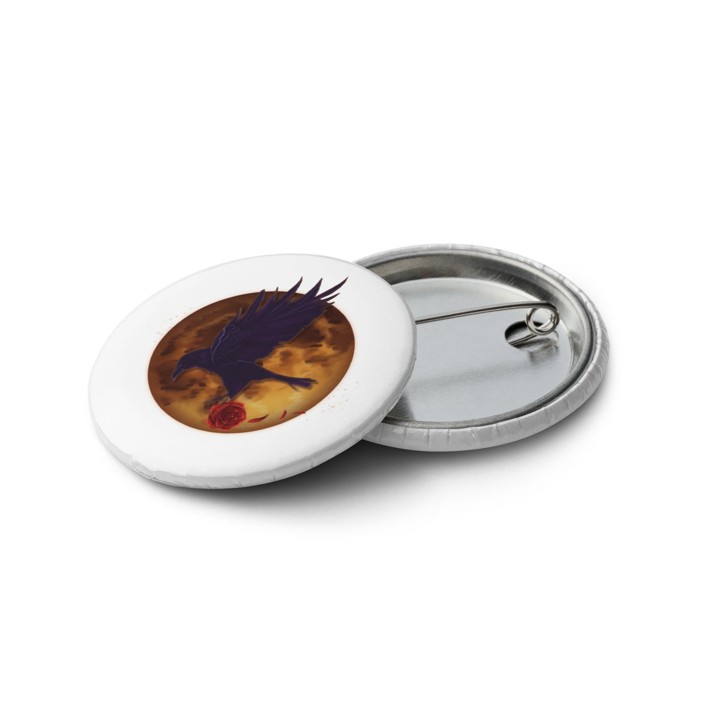 Raven King Pin Buttons